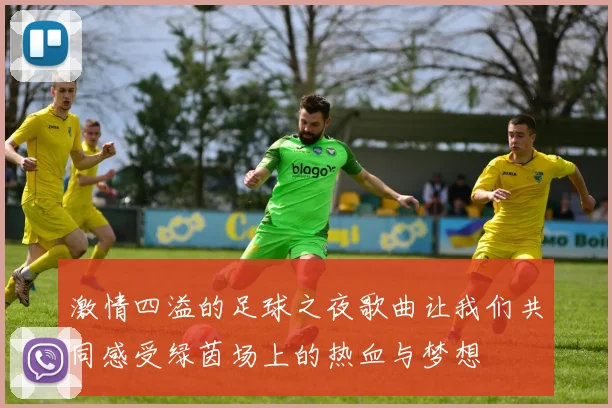 激情四溢的足球之夜歌曲让我们共同感受绿茵场上的热血与梦想